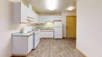 Full-sized kitchen with modern appliances